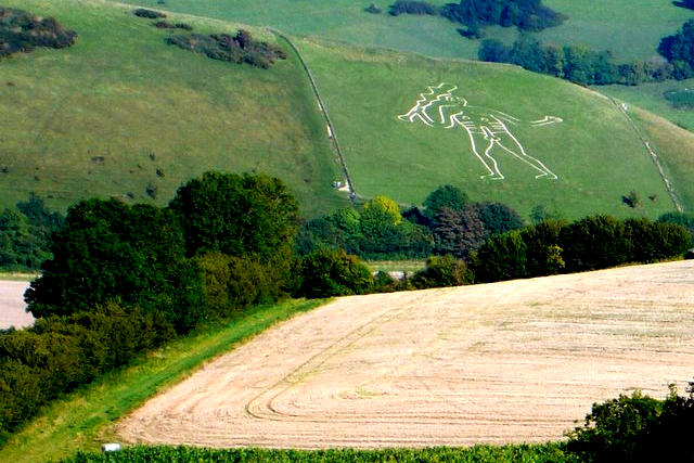 cerne abbas dog walk