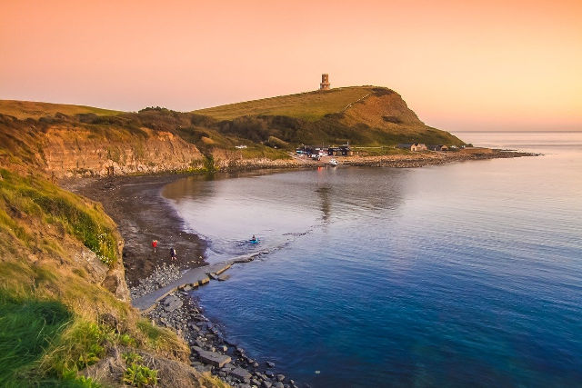 kimmeridge bay dog walk in dorset