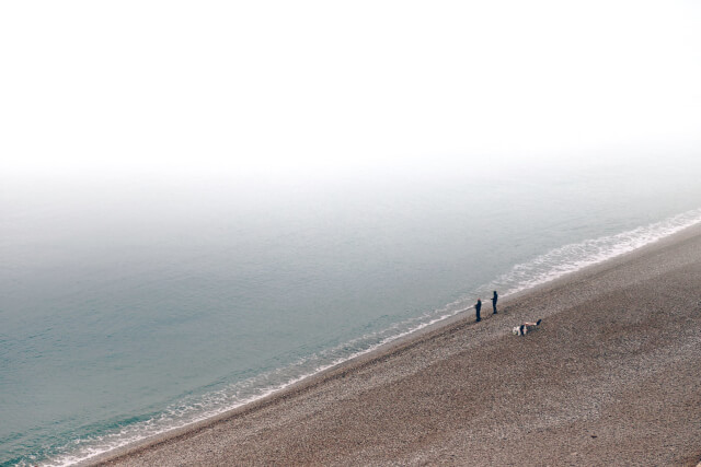 Fishing at the beach