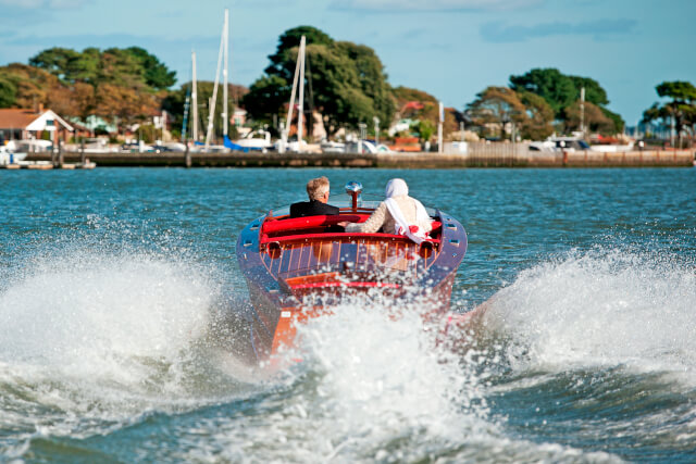 Power boat in Dorset