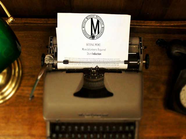 Marvo Mysteries Typewriter