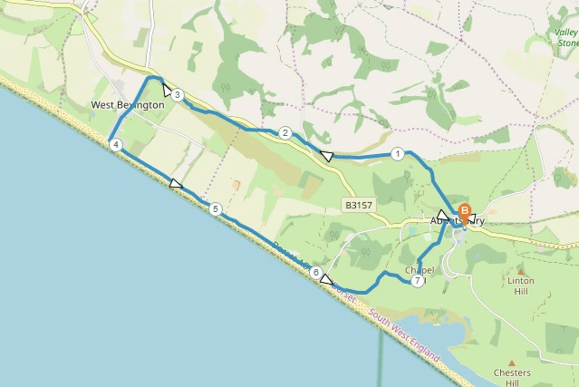 Abbotsbury Walk Map