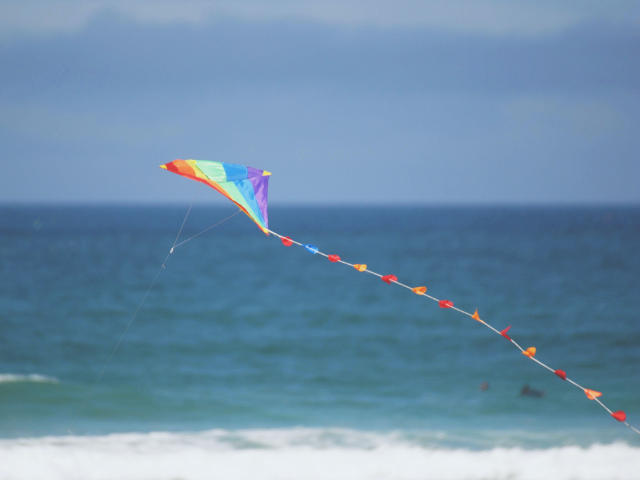 flying a kite, half term activities in dorset